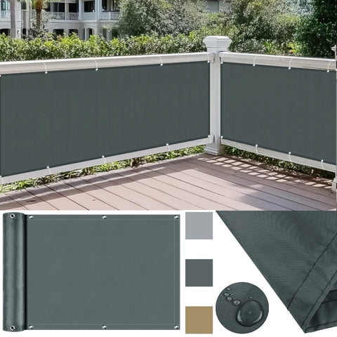Waterproof Balcony Privacy Shade Cloth 95% UV Protection