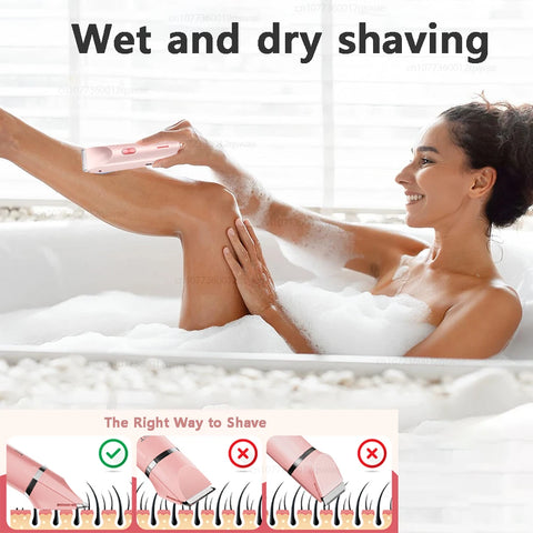 Women's Dual-Head Electric Razor & Body Epilator