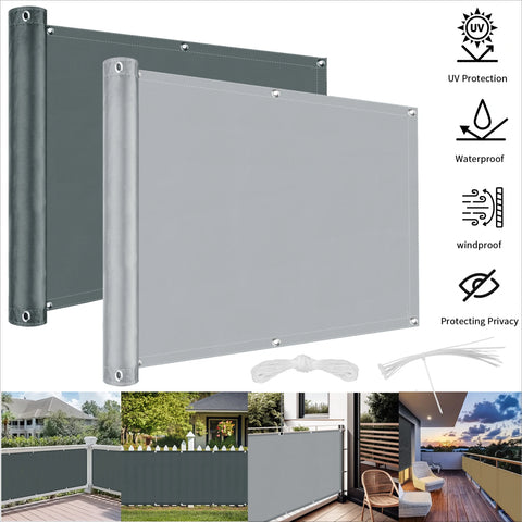 Waterproof Balcony Privacy Shade Cloth 95% UV Protection