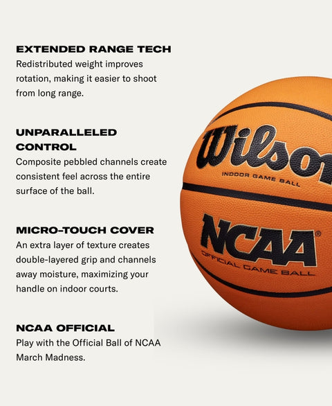 Wilson NCAA Evo NXT Official Game Basketball